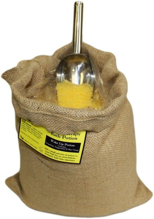 Wecktrank 7kg Jutesack Aromatherapie Badesalz