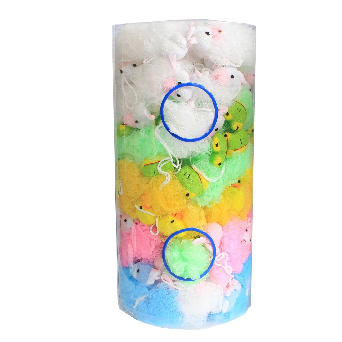 Baumwolle Tier Scrunchies 5 Assortiert In Displayröhre 27 Gramm