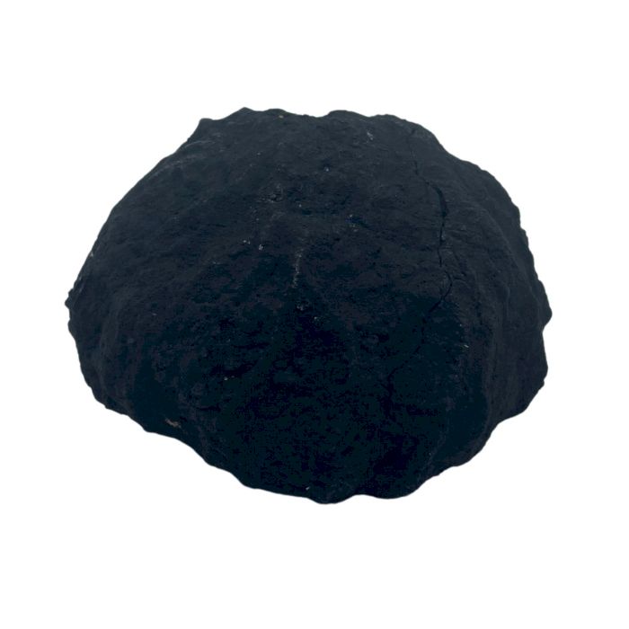 Bunte Calcit Geoden - Schwarzer Stein - Lila