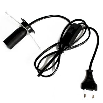 Natürliche Kokosnusslampe Grau Waschung Wickel