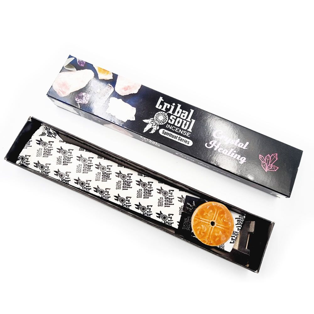 Tribal Soul Spirituelle Räucherstäbchen Und Keramikhalter Für Kristallheilung