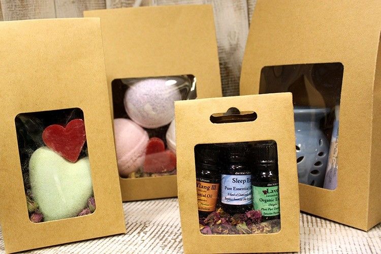 Fensterbox Seife Größe 9 5x13x4 3cm Flach Verpackte Geschenkboxen