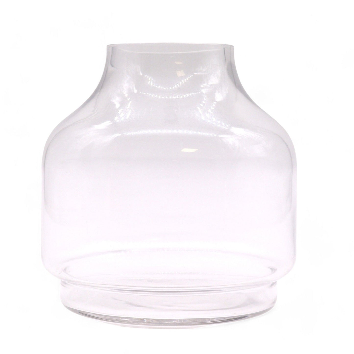 Mittleres Balloberes Terrarium Auf Dunklem Tung Holz - 17x22cm