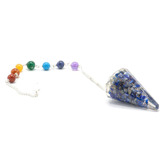 Orgonit Power Chakra Pendel Lapis