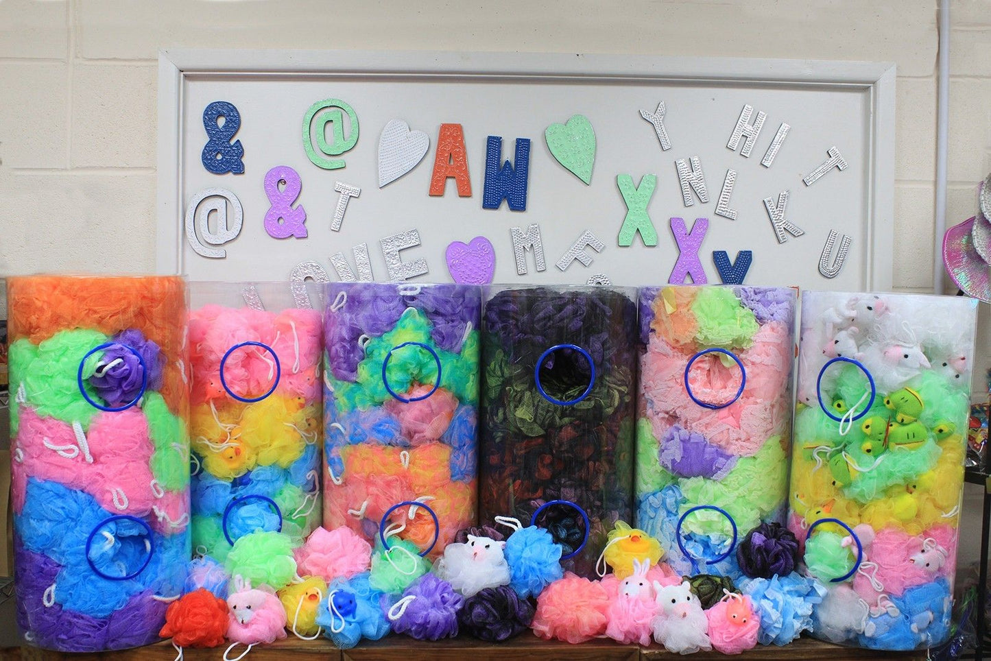 Quietschspielzeug Scrunchies 5 Stück Assortiert In Displaytube 30 Gramm