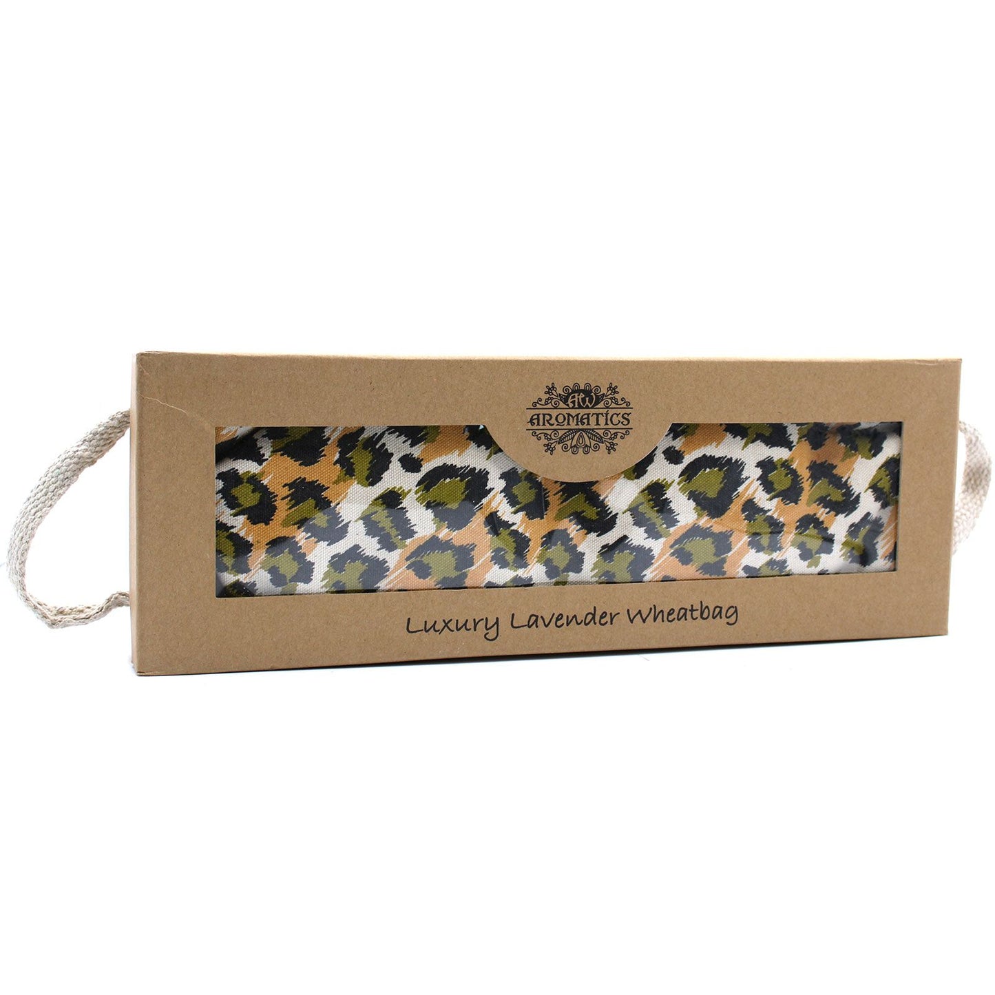 Luxuriöses Lavendel Weizen Kissen In Geschenkbox Nacht Leopard