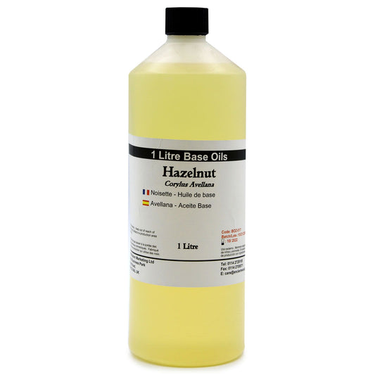 Haselnussöl 1 Liter 100 Prozent Natürliches Reines Öl