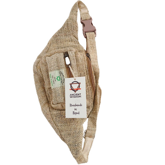 Extra Reine Hanf Bum Bag Fanny Bag