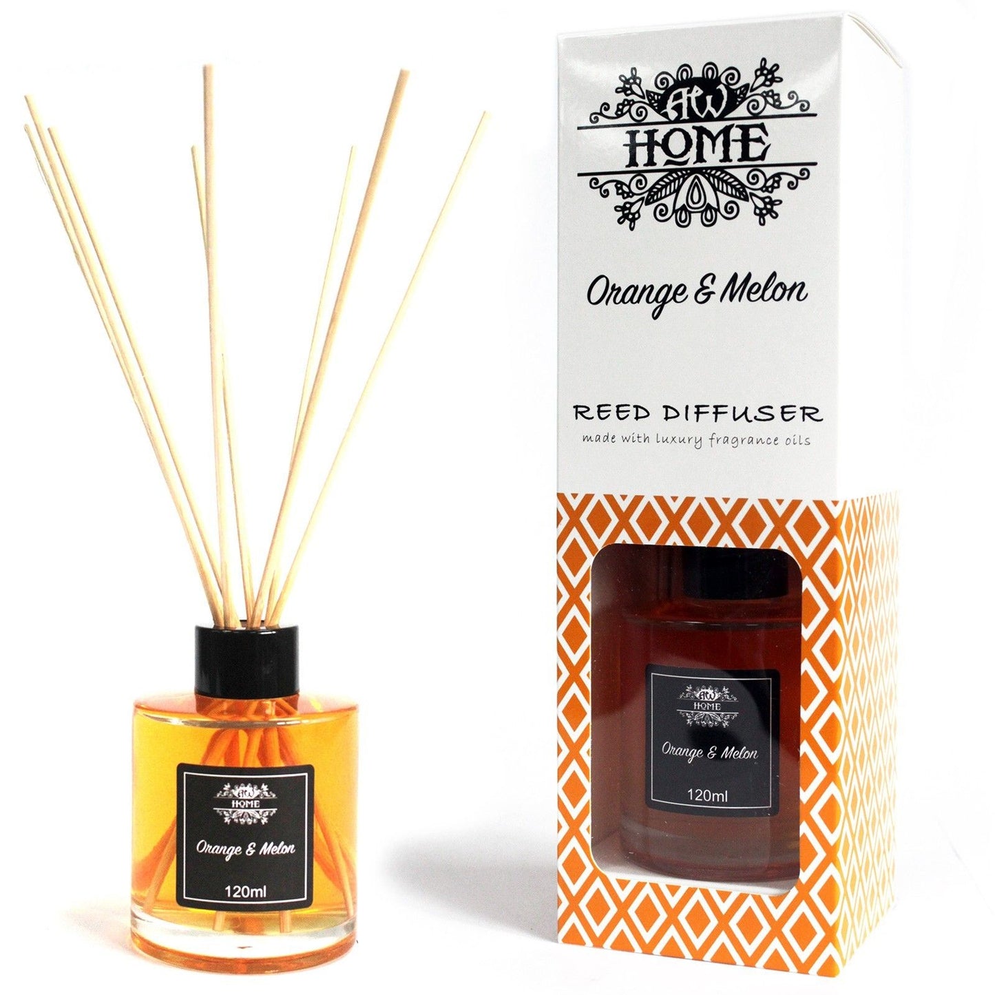 120ml Rattan Diffusor - Orange Und Melone