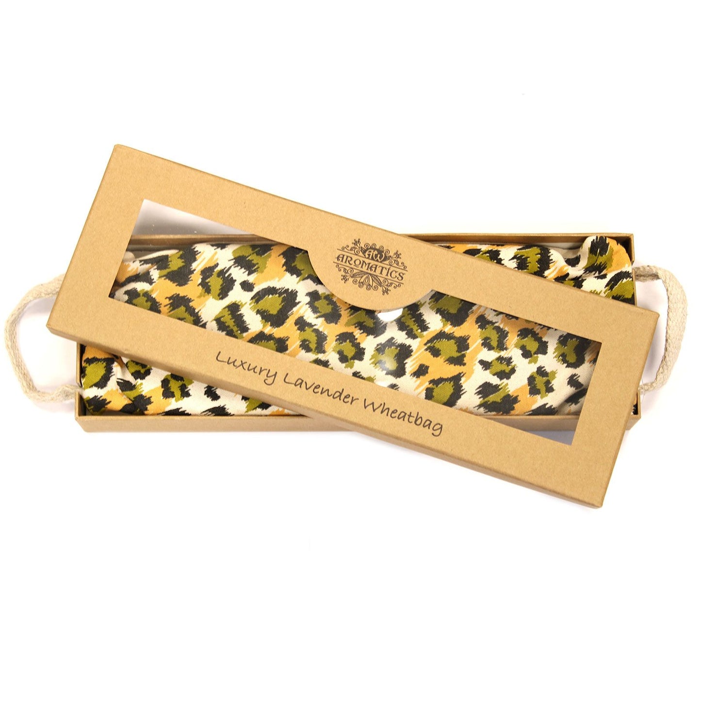 Luxuriöses Lavendel Weizen Kissen In Geschenkbox Nacht Leopard