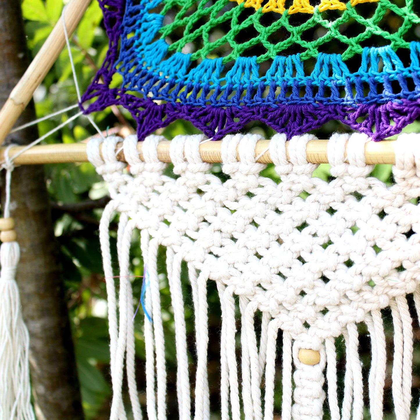 Bali Traumfänger - Große Multi-Pyramide