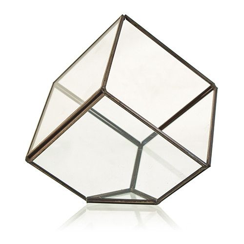 Glas Terrarium Würfel Ecke Ständer