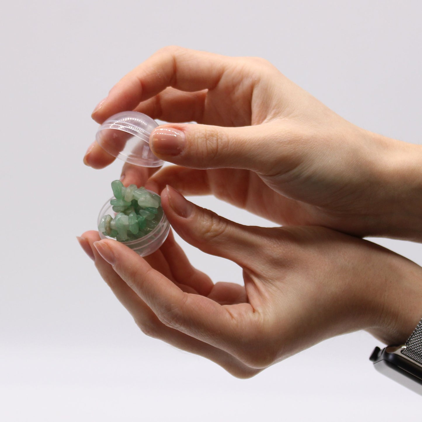 Grüner Aventurin Edelstein Armband Badebombe Zitrone Und Limette Mit Meersalz