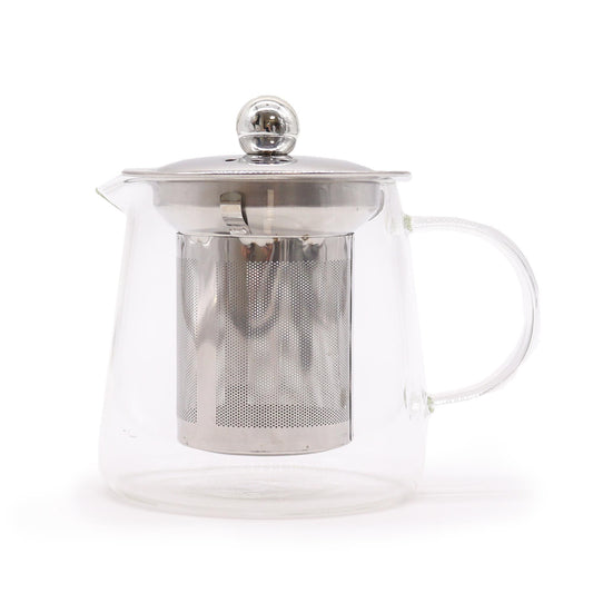 Glas Teekanne Mit Infuser Flaskenform 350ml