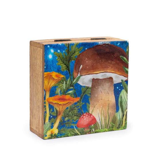 Med Square Box 13 5x13 5x6cm - Pilz Design Türkis