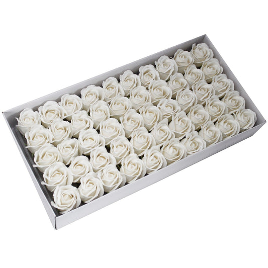 Blumenseife Für Bastelarbeiten - Med Rose - Weiß