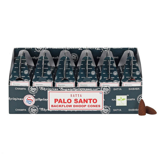 Satya Rückfluss Räucherkegel Palo Santo 24 Stück