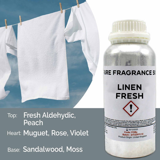 Linen Fresh Reine Duftöl 500ml