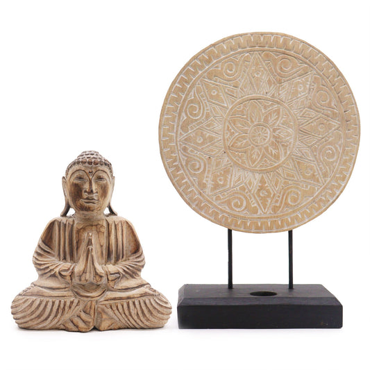 Buddha Feng Shui Set Klassisches Mandala Natur 2 Designs