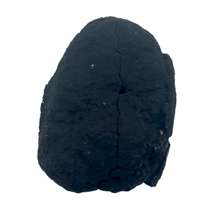 Bunte Kalzit Geoden Schwarzer Stein Gelb