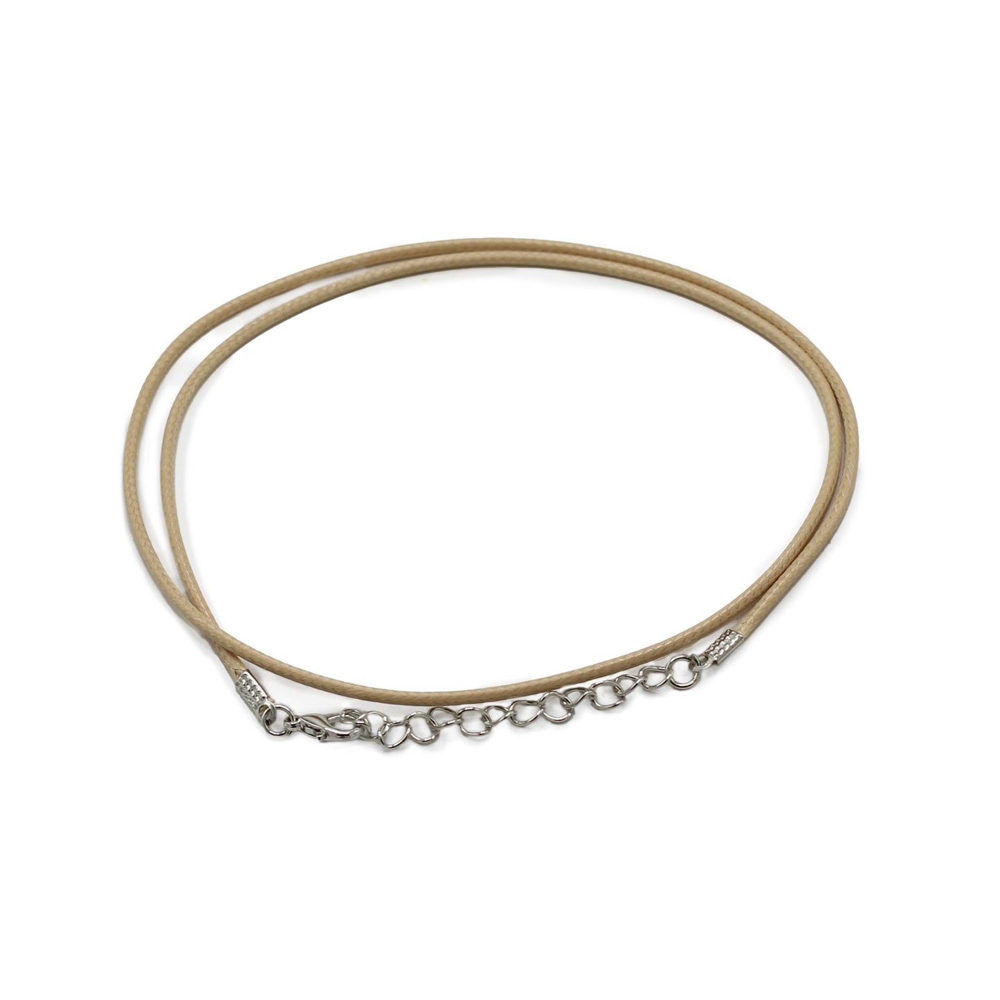 Packs Wachsschnur Anhänger 2mm x 55cm Assorted Tan 117